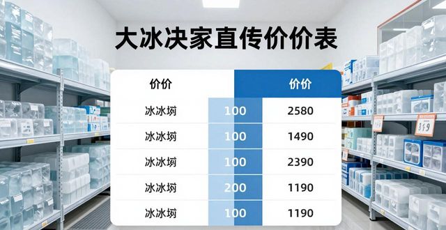 大冰块批发厂家怎么选？松江直供渠道靠谱吗