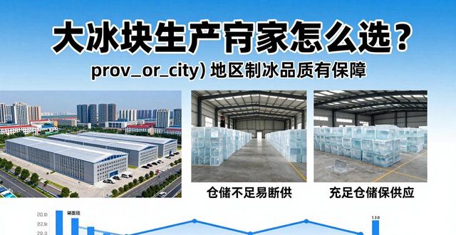 大冰块生产厂家怎么选？松江地区制冰品质有保障
