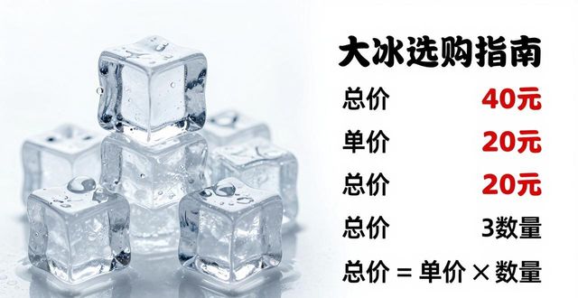 大冰块价格到底怎么算？松江冰块选购指南