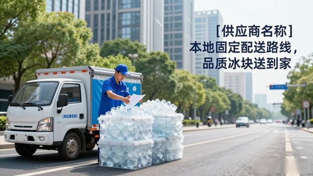 松江食用冰块订购全攻略，品质保障送到家