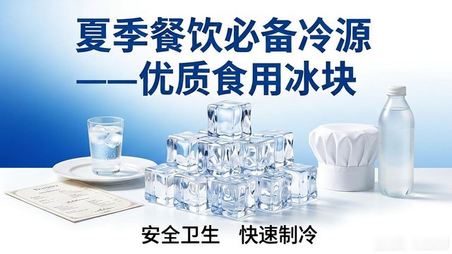 松江食用冰块销售，夏季餐饮必备的冷源选择