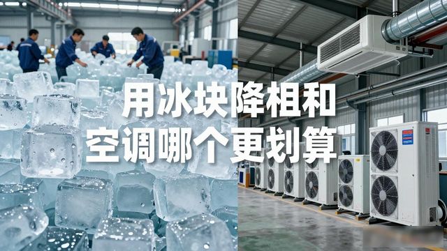 松江夏季车间降温大冰块，工厂防暑新选择
